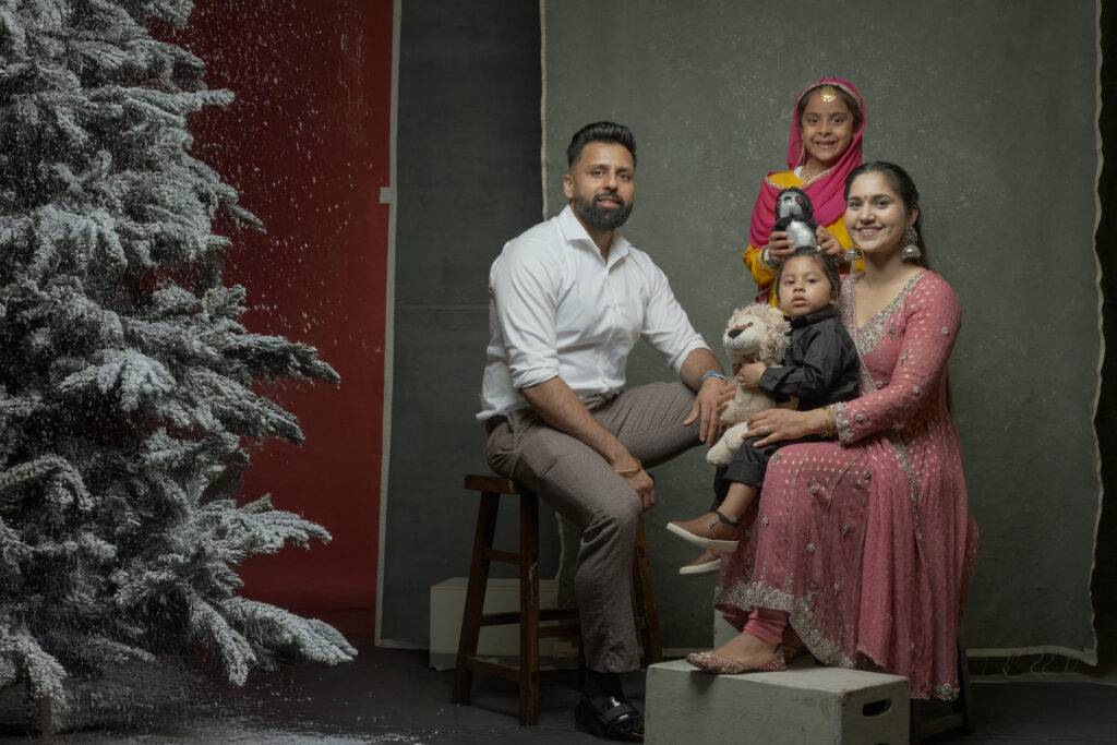 Classic Family Portrait for Christmas Card 2026 Dallas TX